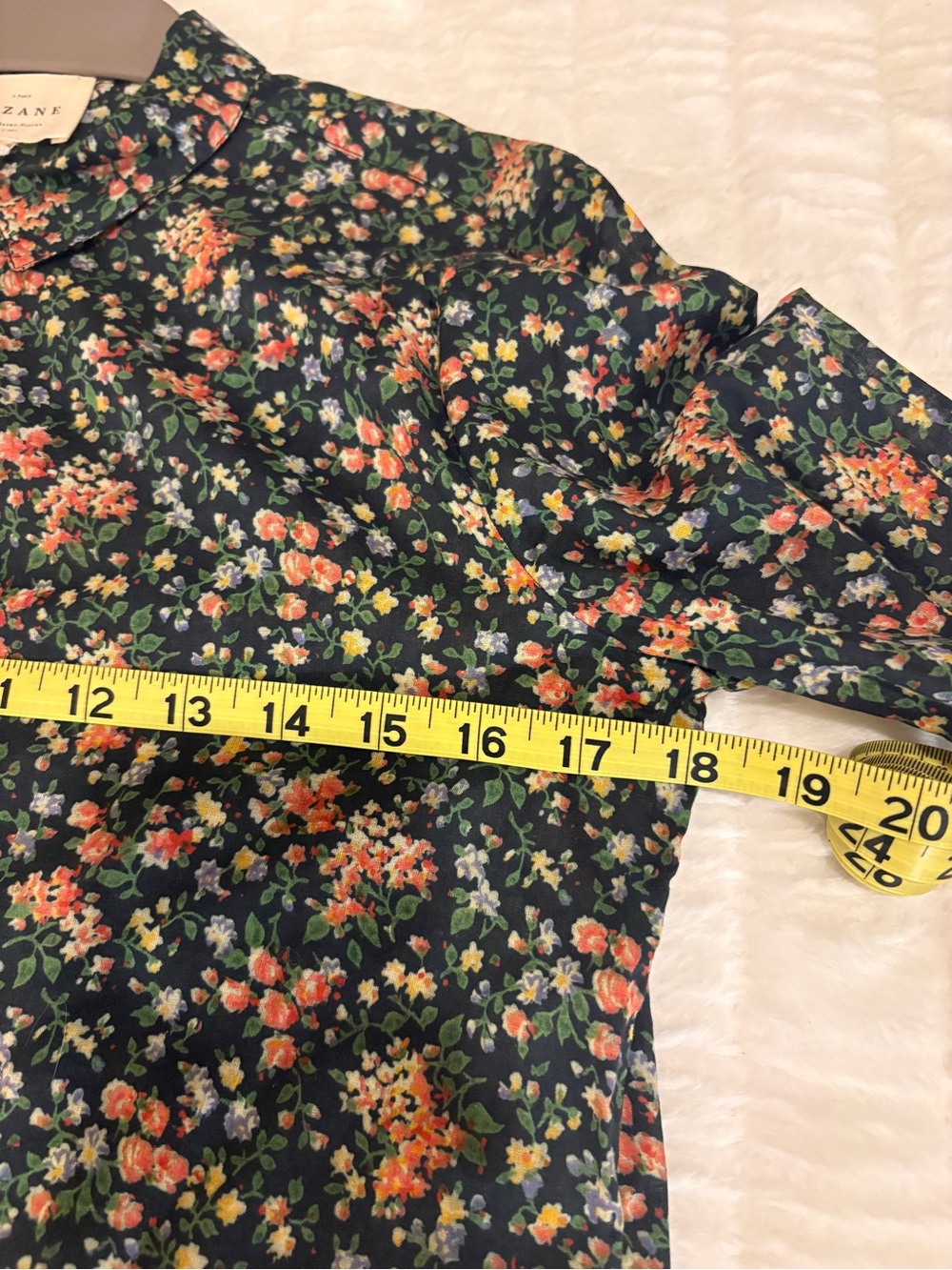 NWT Sezane navy garden Pierro 2, 34, xs 100% cotton - Picture 5 of 5